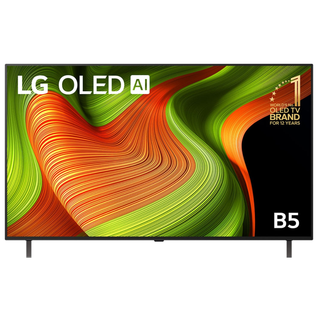Televisor LG OLED AI B5 4K | webOS | 55" | 4K | HDMI | USB | Wi-Fi | Bluetooth | DVB-T
