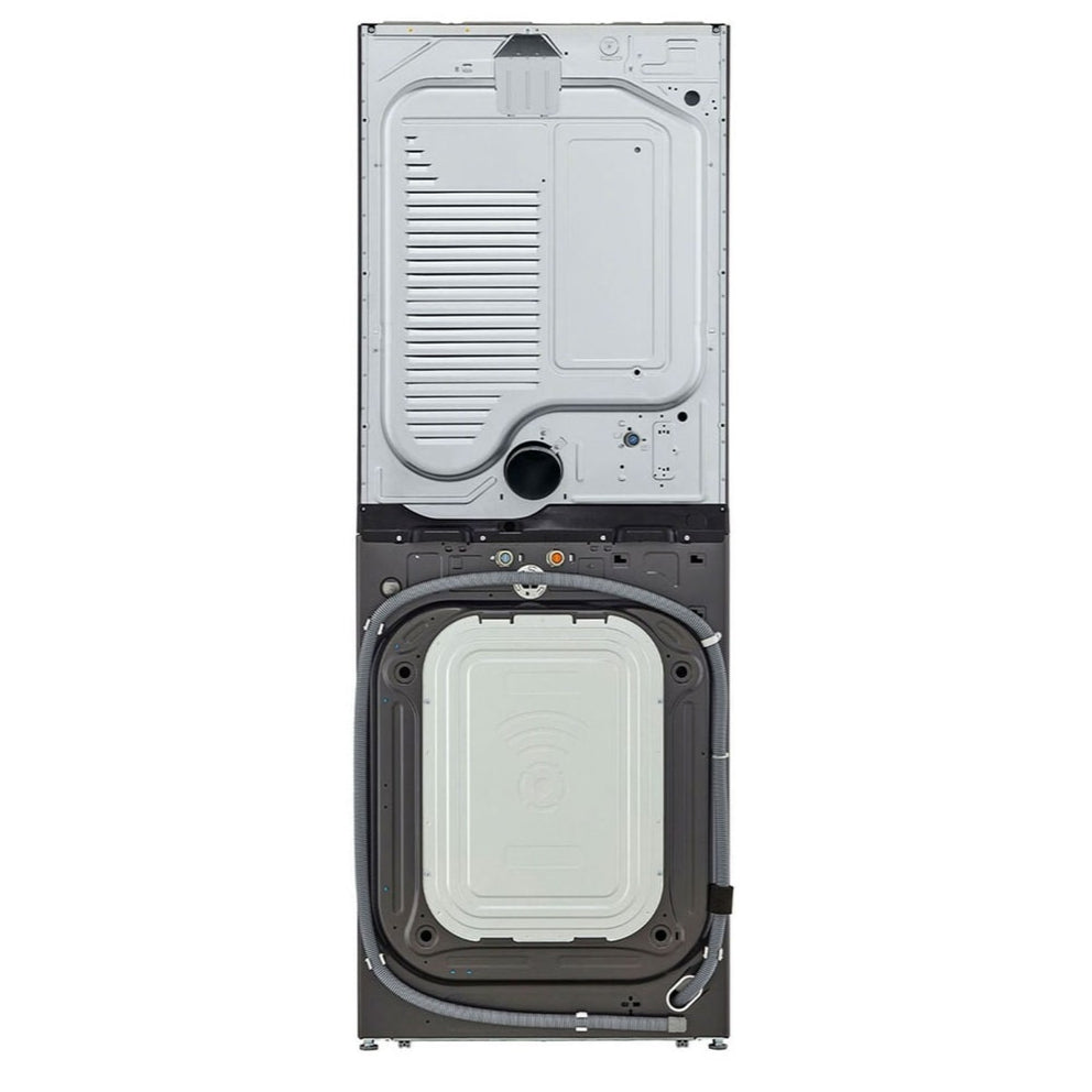 Centro de Lavado a Gas LG WK22BS6 | 22KG | Carga Frontal | Color Acero Negro