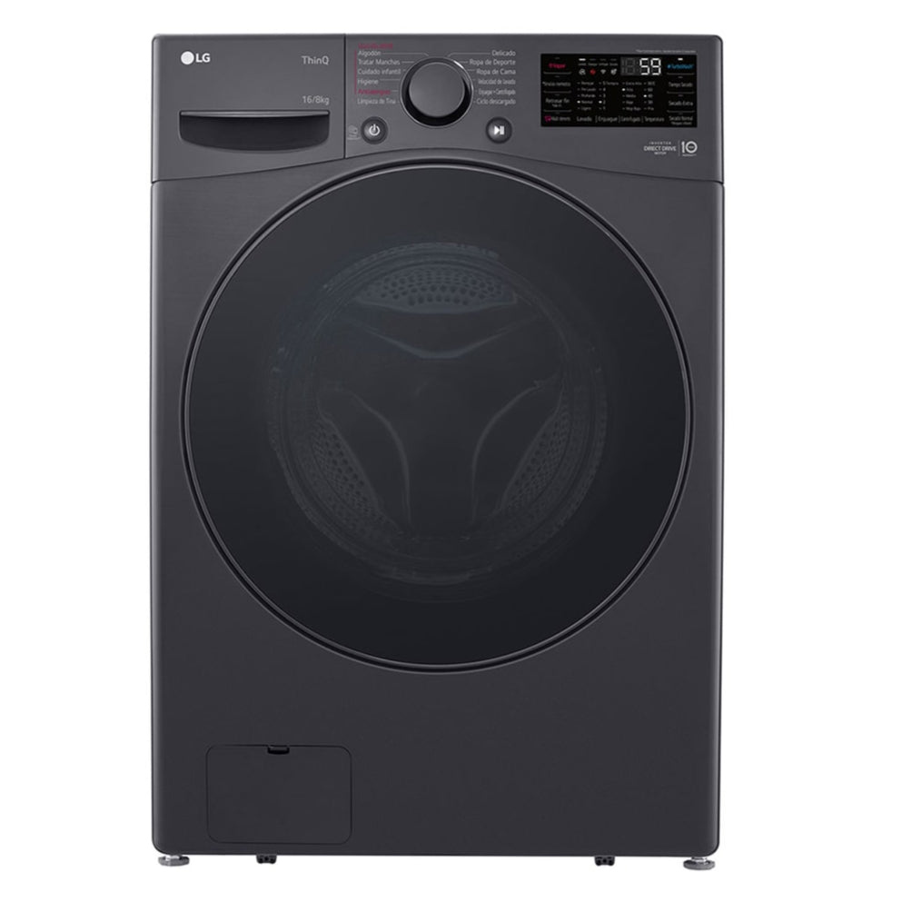 Lavadora y Secadora Eléctrica LG WD16MG2S6P.AESELAT | 16KG | ThinkQ | Carga Frontal