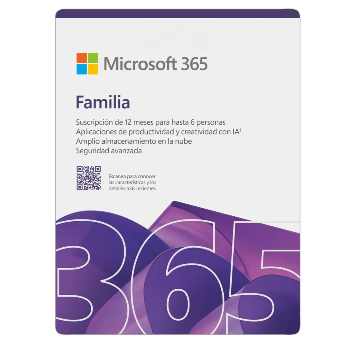 Microsoft 365 Familia | 12 Meses | 6 Usuarios