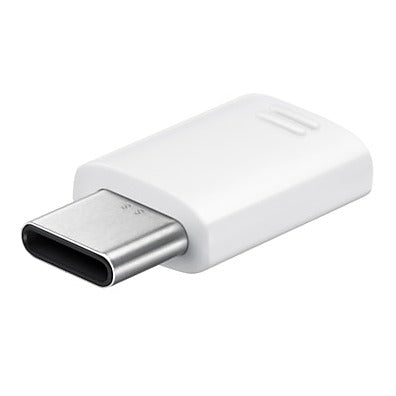 Adaptador Samsung Micro USB Connector | MicroUSB a USB-C | Color Blanco - Multimax