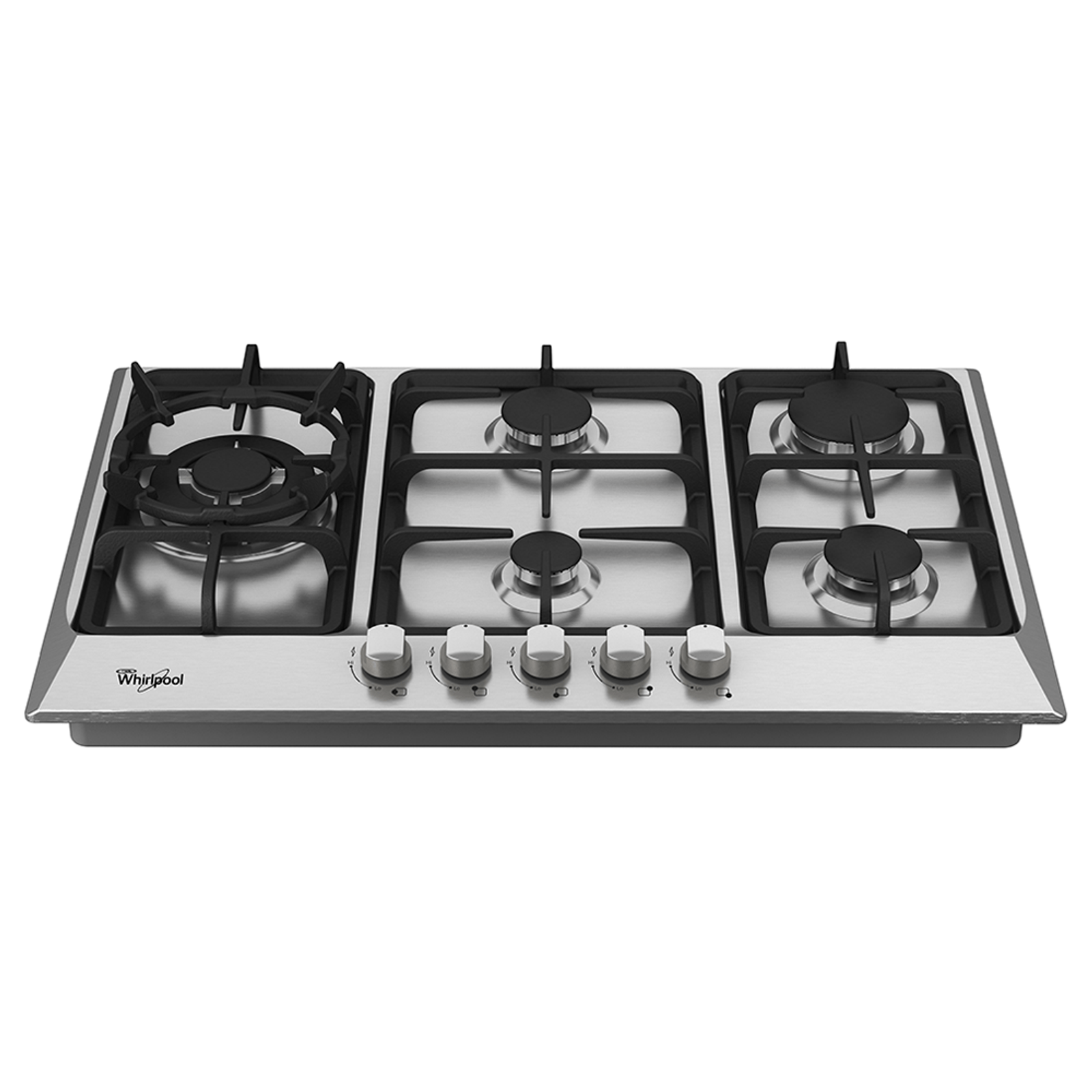 Estufa a Gas Whirlpool WP3040S | 30" | Empotrable | 5 quemadores | Acero Inoxidable - Multimax