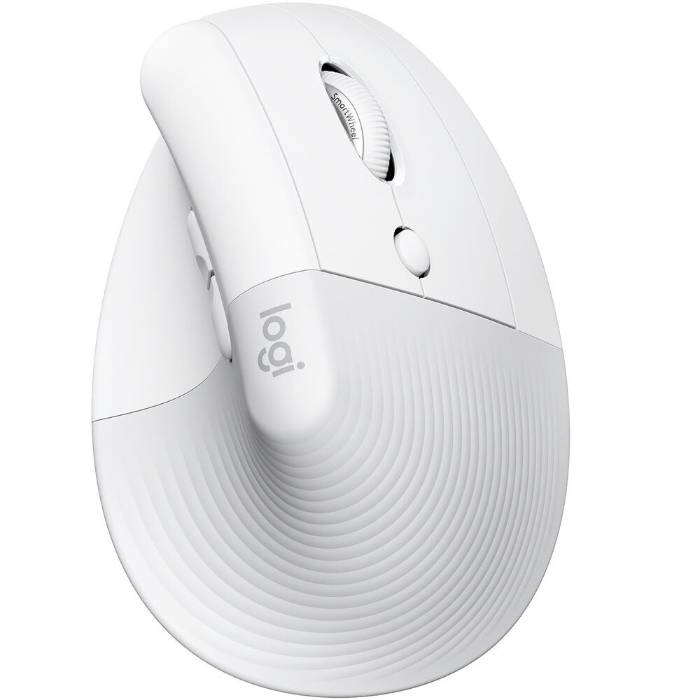 Mouse Inalámbrico Logitech Lift Vertical 910-006469 | Bluetooth | Color Blanco - Multimax