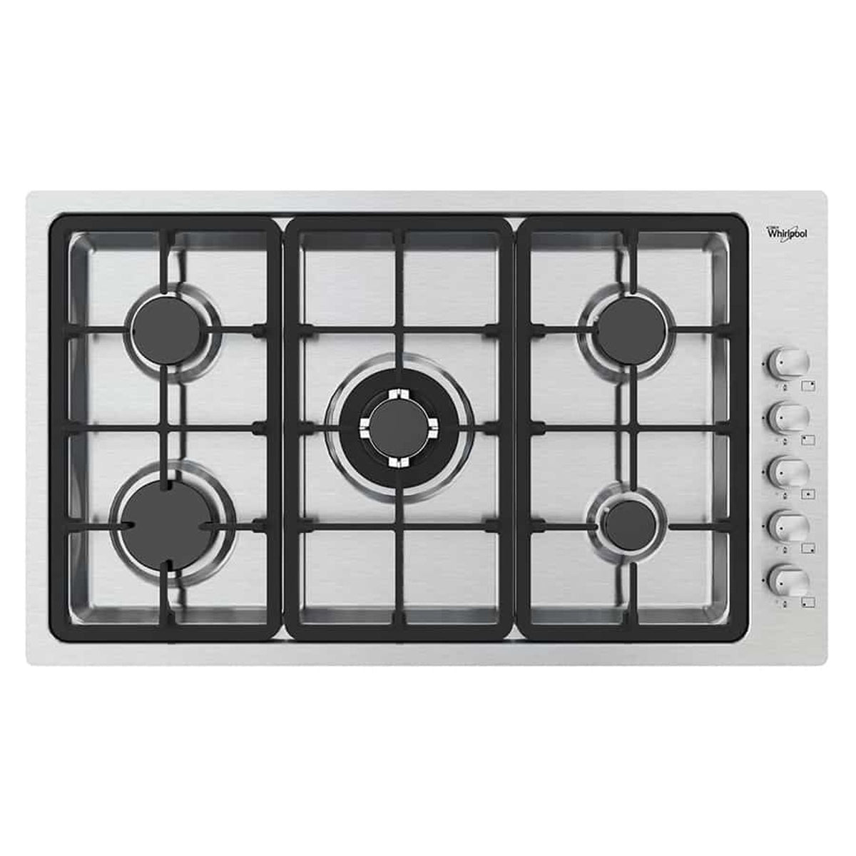 Estufa a Gas Whirlpool WP3550S | 36&quot; | Empotrable | Acero Inoxidable - Multimax