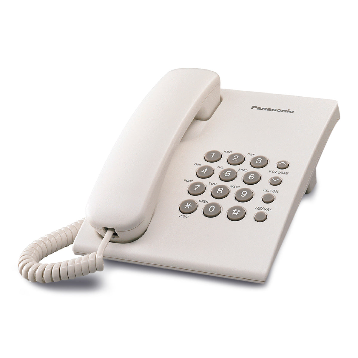 Teléfono Panasonic KX-TS500LX1W | Color Blanco - Multimax