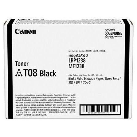 Toner Canon T08 | Color Negro - Multimax