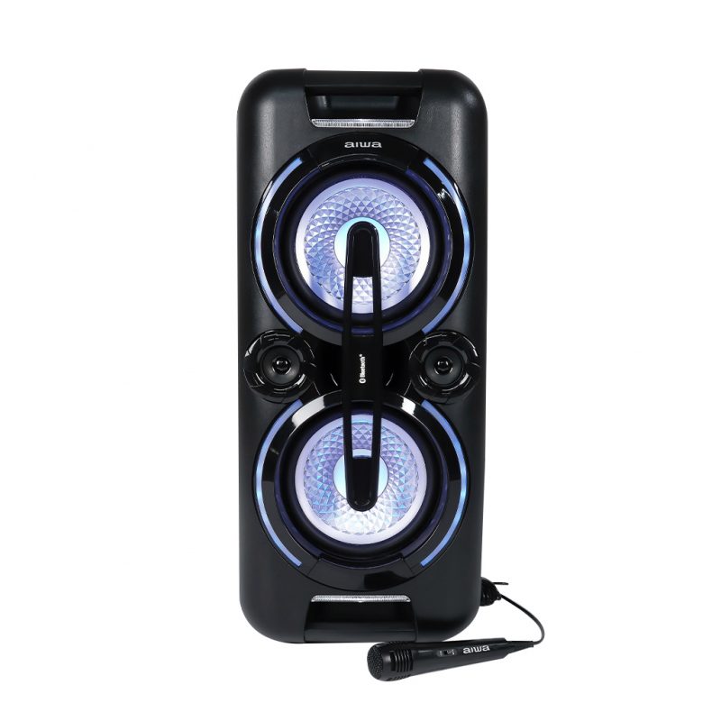 Equipo de Sonido AIWA AWPOK3 | 1000W PMPO | Bluetooth | One Body | Micrófono Incluido - Multimax