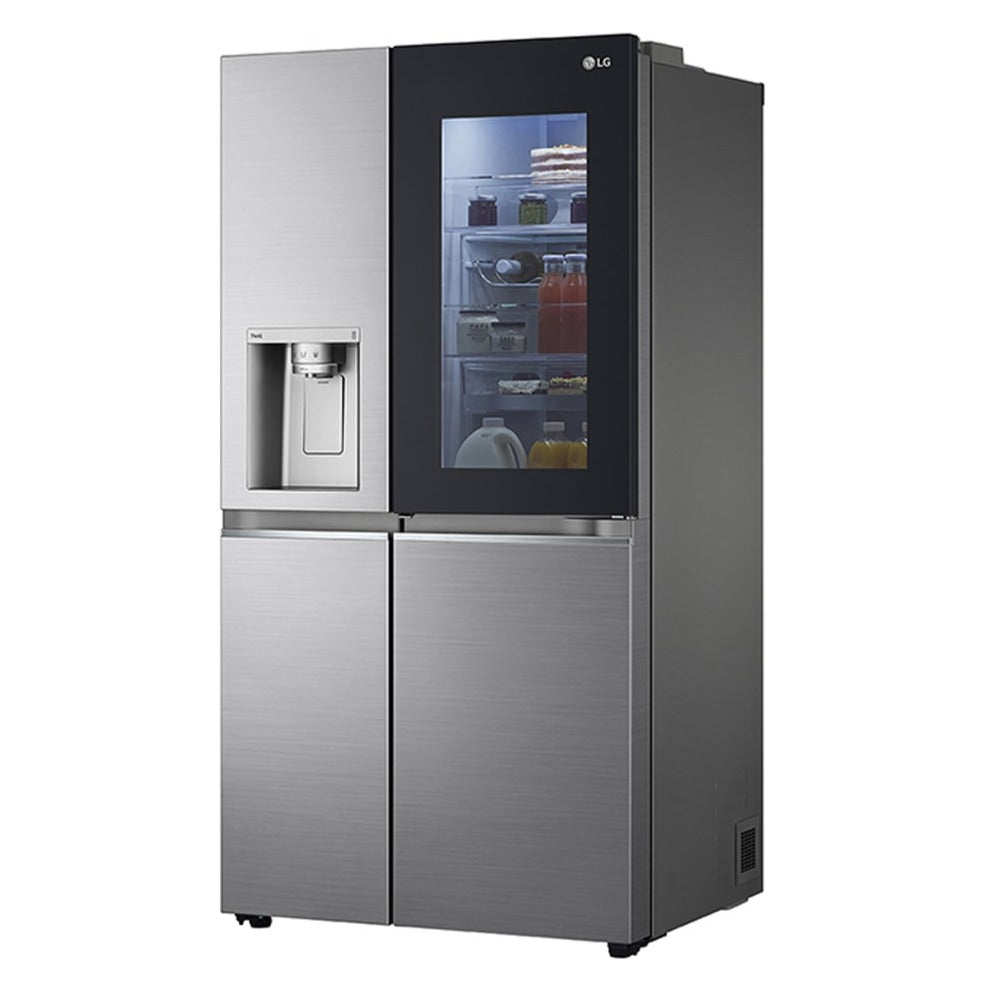 Refrigeradora LG LS66SXNC | 22 pies cúbicos | InstaView | Side by Side | Dispensador | Color Plateado - Multimax