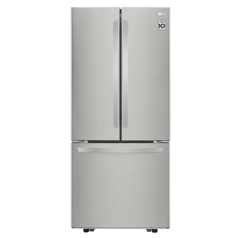 Refrigeradora Inverter LG GM22BGPK | 22 pies cúbicos | 3 Puertas | Acero Inoxidable - Multimax