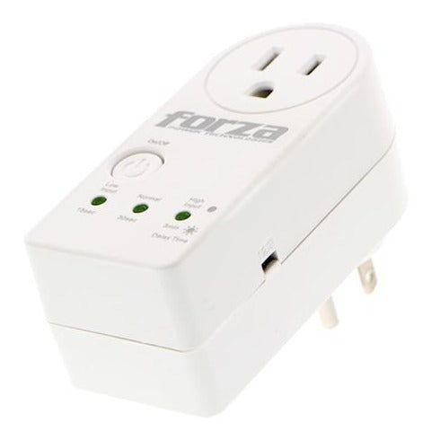 Protector de voltaje para electrodomésticos Forza FVP-1201B, 120V, 1800W - Multimax