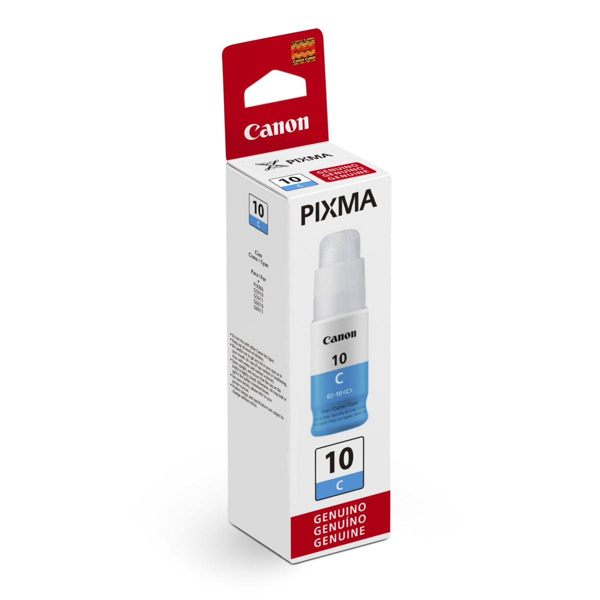Tinta Canon GI-10C, cian, botella
