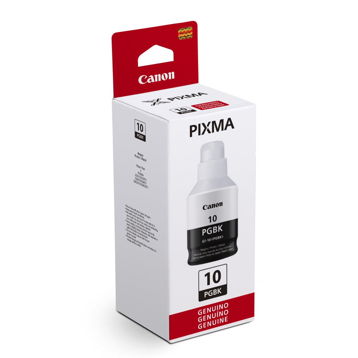 Tinta Canon GI-10 PGBK, negro, botella