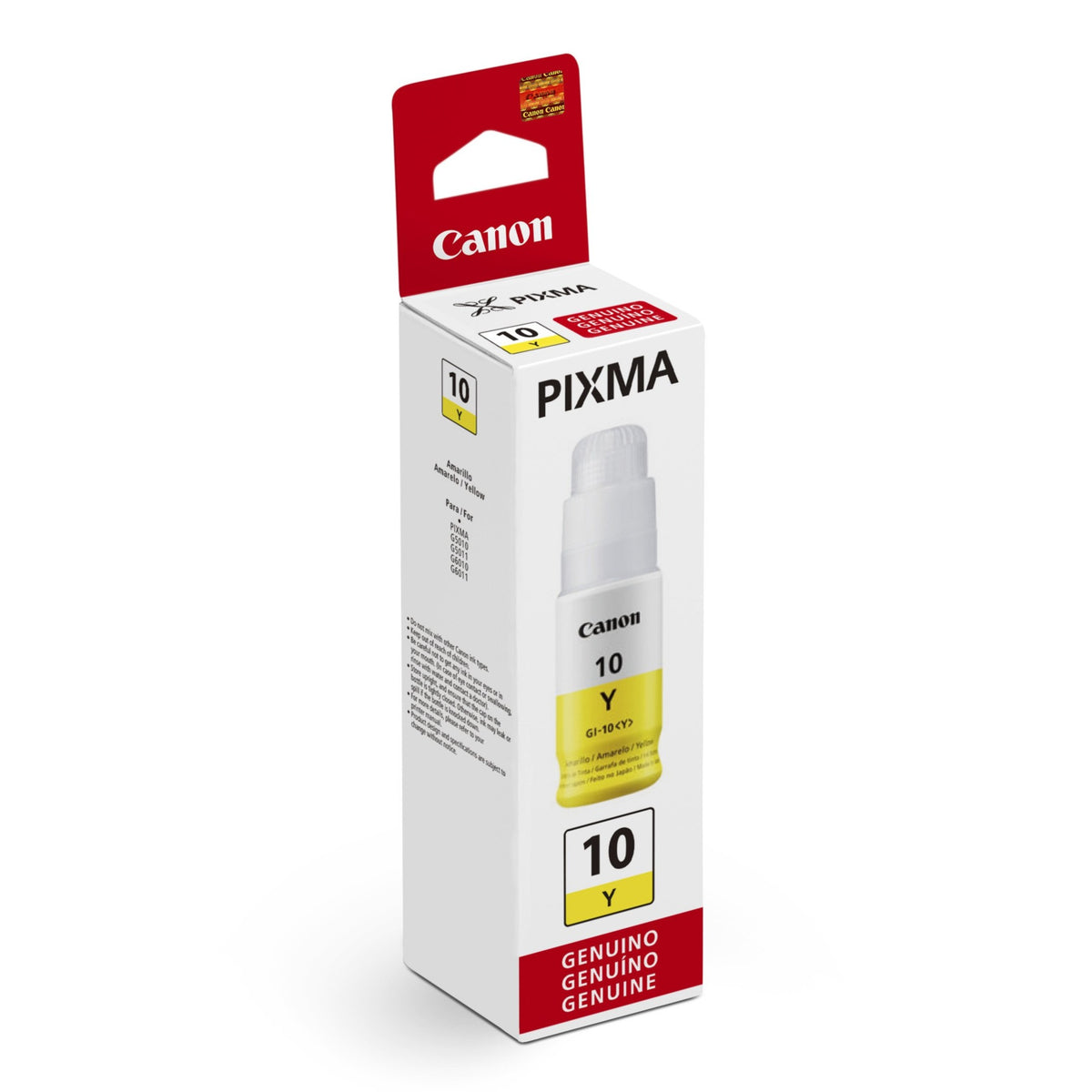 Tinta Canon GI-10Y, amarillo, botella