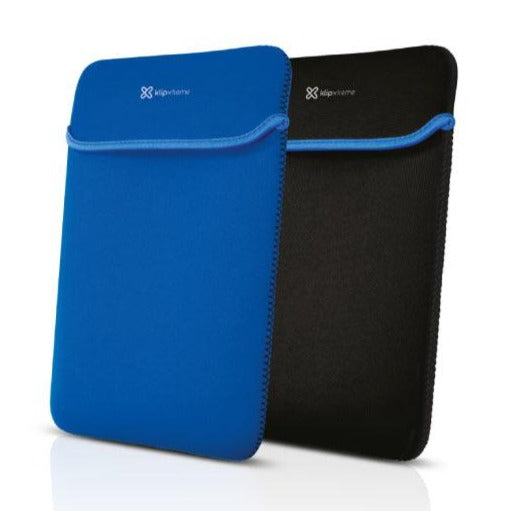 Funda para Notebook de 14.1" Klip Xtreme Kolours KNS-214BL, reversible, color azul / negro - Multimax