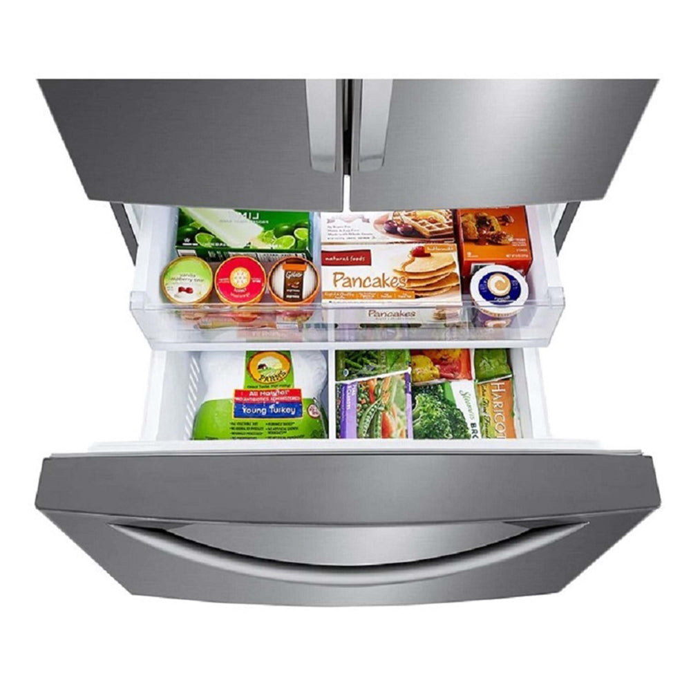 Refrigeradora LG LM65BGSK, 26 pies cúbicos, inverter, 3 puertas, acero inoxidable - Multimax