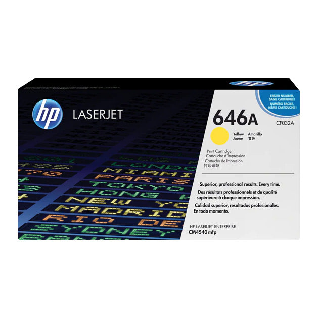 Toner HP Cartridge CF032A, amarillo - Multimax