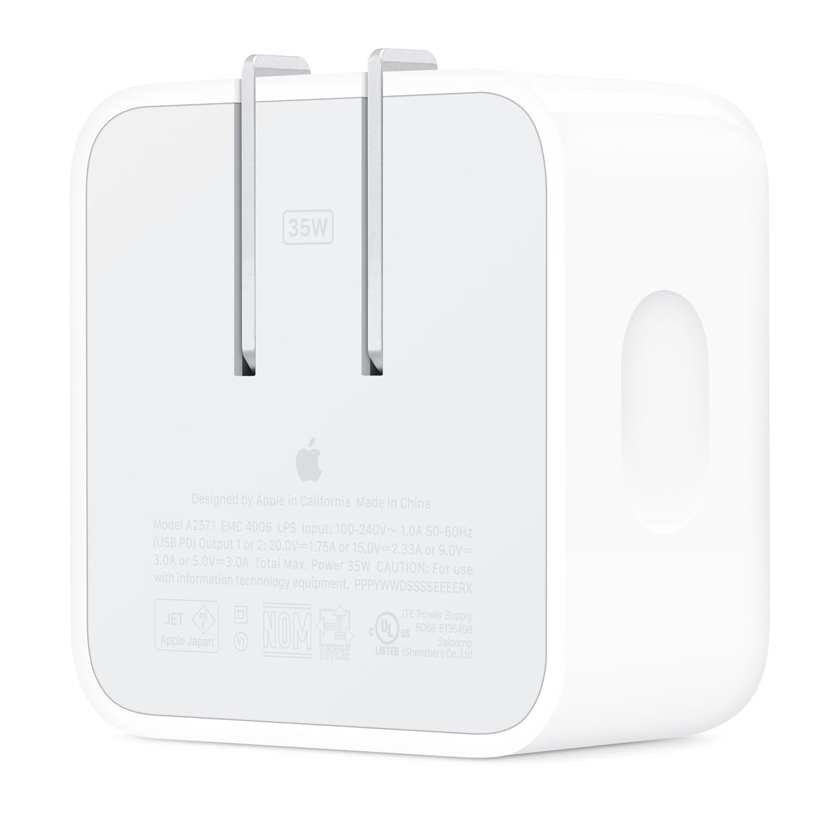 Adaptador de 35W Apple MNWM3AM/A | Dual USB-C - Multimax