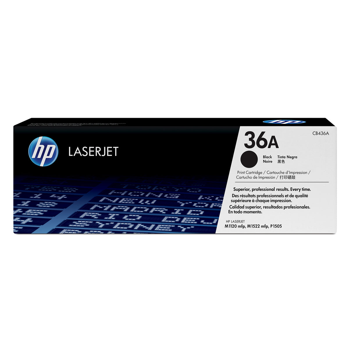 Toner HP 36A, negro