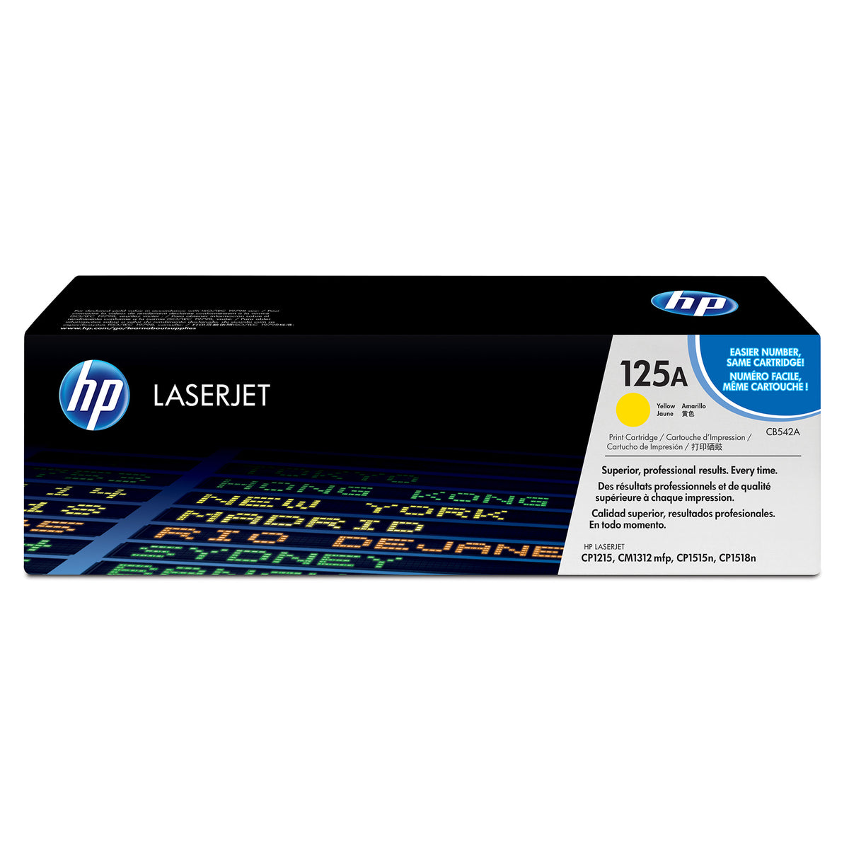 Toner HP 125A, amarillo