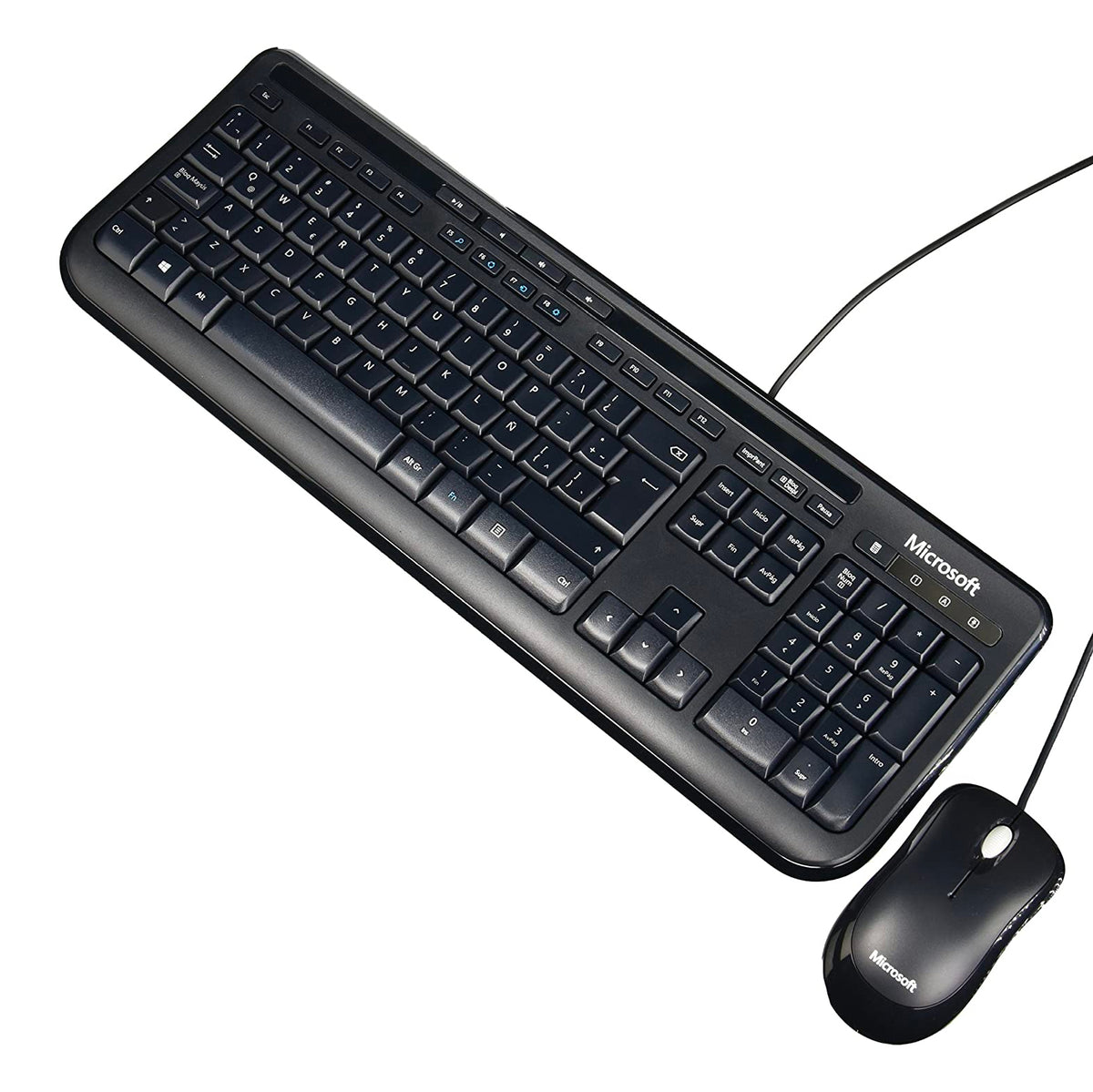 Teclado y Mouse Microsoft Wired Keyboard 600