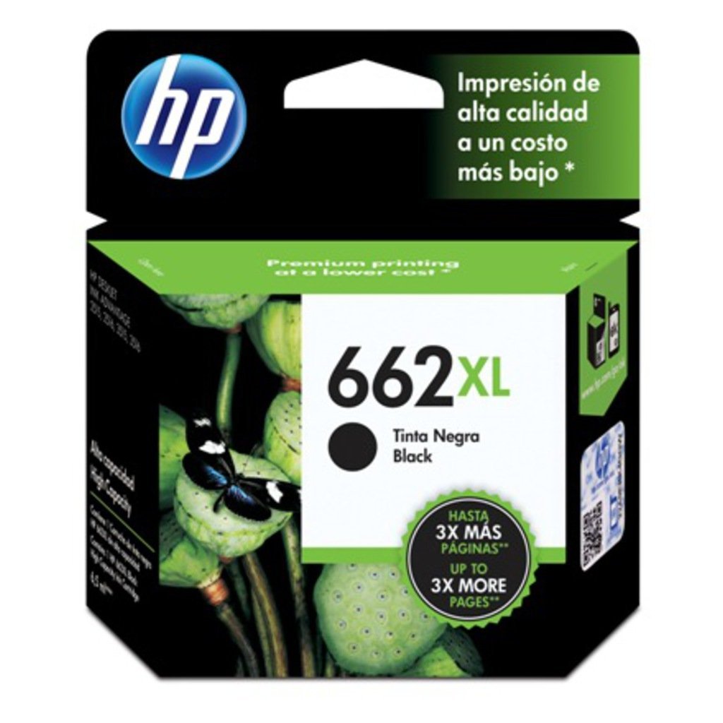 Tinta HP 662XL, negro, cartucho, XL - Multimax