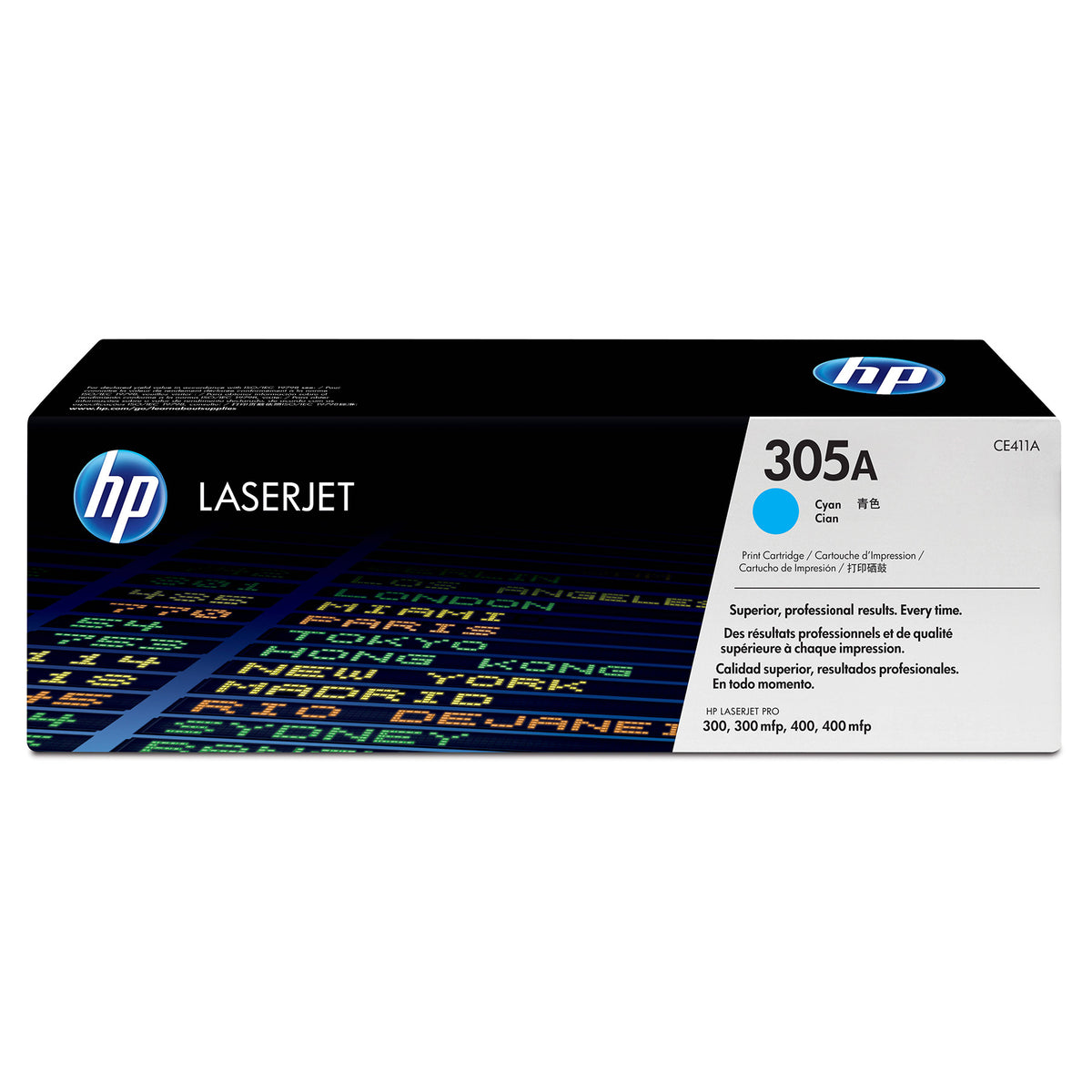 Toner HP 305A, cian