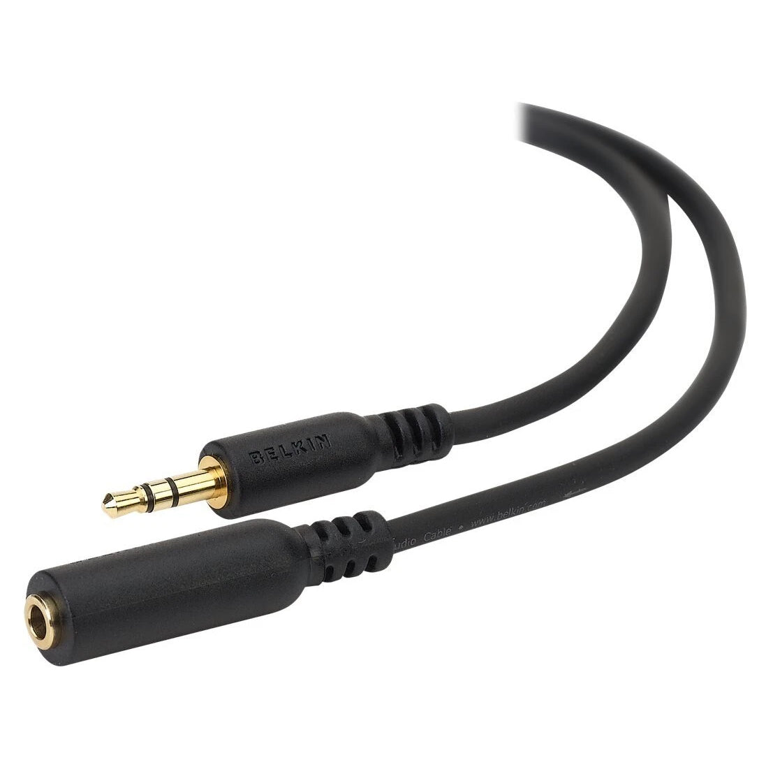 Extensión de Cable Belkin Auxiliar, 1.8 metros, negro - Multimax