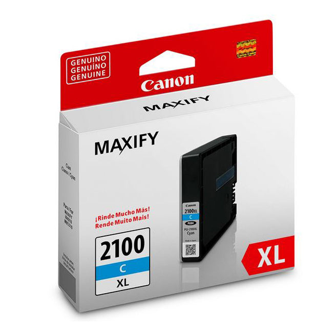 Tinta Canon PGI-2100XL, cartucho, cian - Multimax