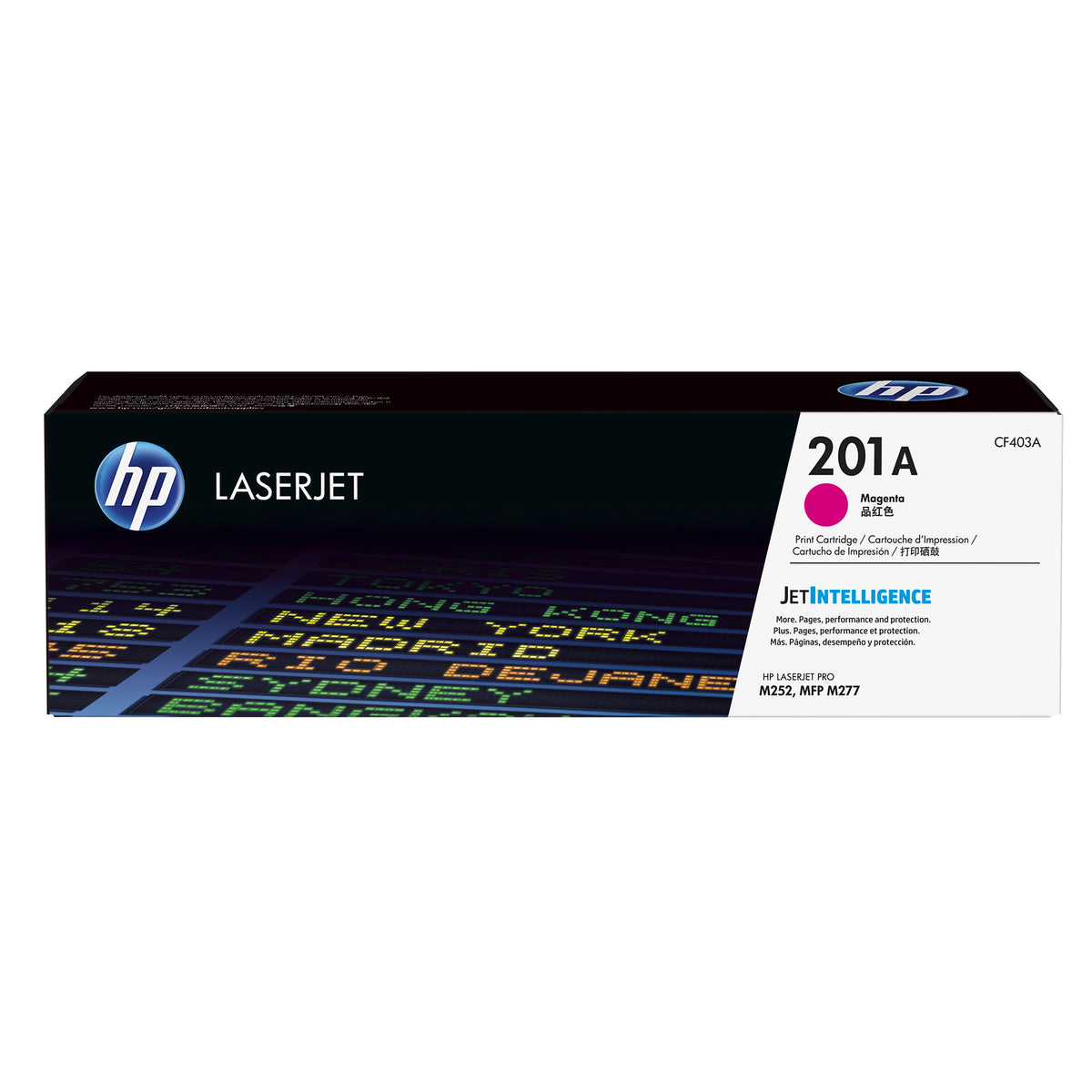 Toner HP 201A, magenta