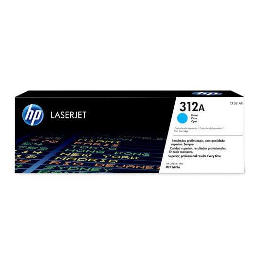 Toner HP 312A, cian