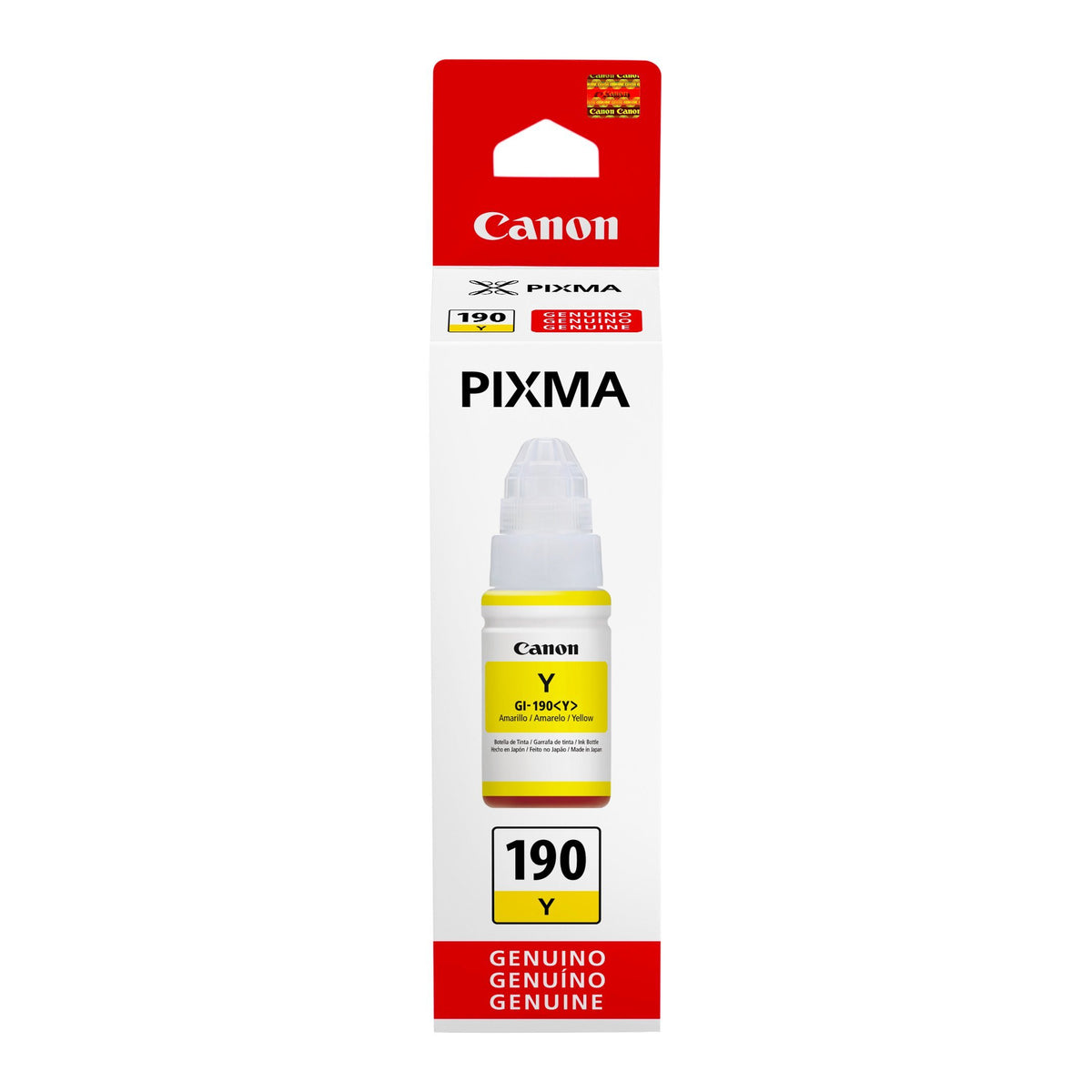 Tinta Canon GI-190Y, amarillo, botella