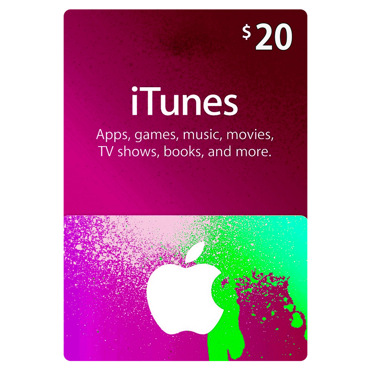 Tarjeta iTunes $20 + cargo por servicio - Multimax