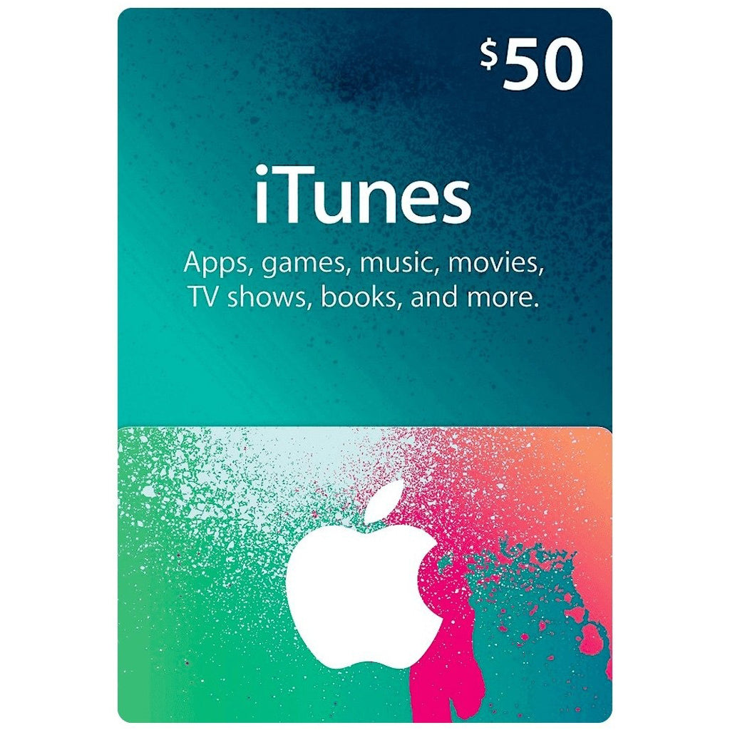 Tarjeta iTunes $50 + cargo por servicio - Multimax