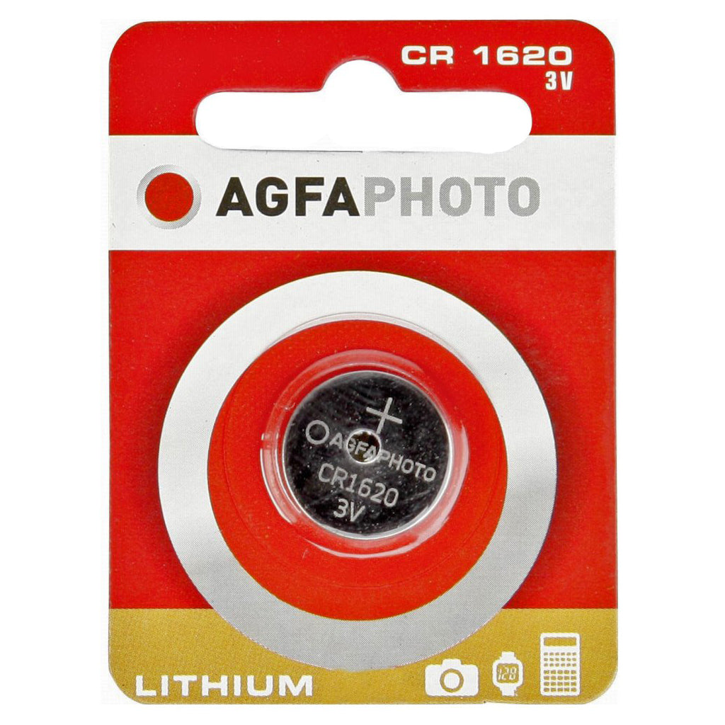Batería de litio AGFA CR 1620, 3V - Multimax