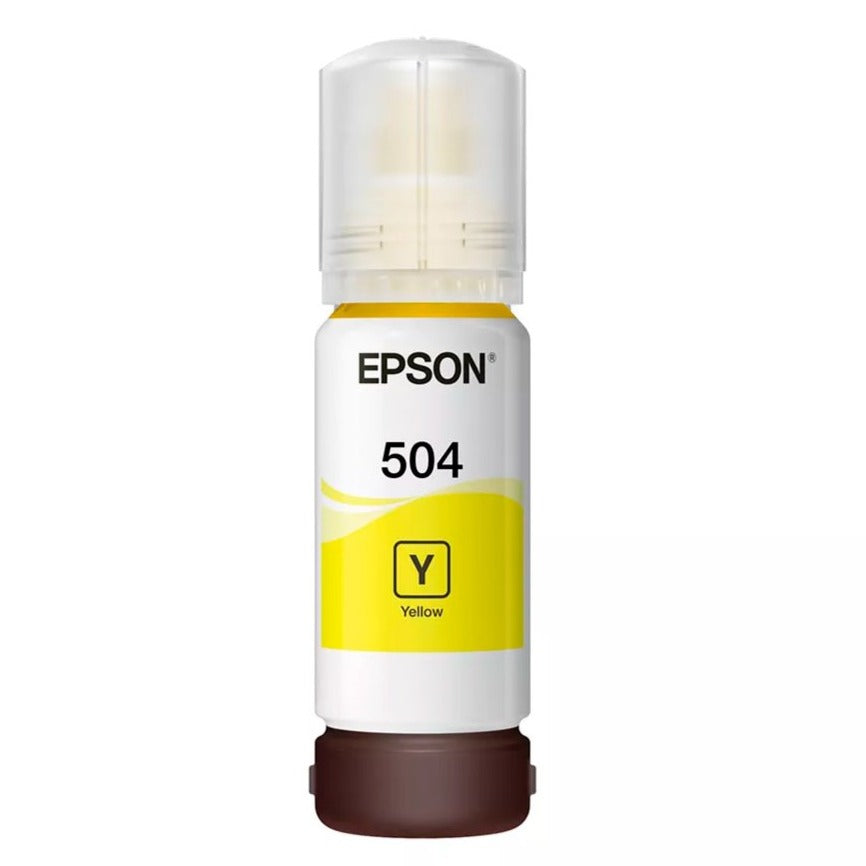 Tinta Epson 504, amarillo, botella