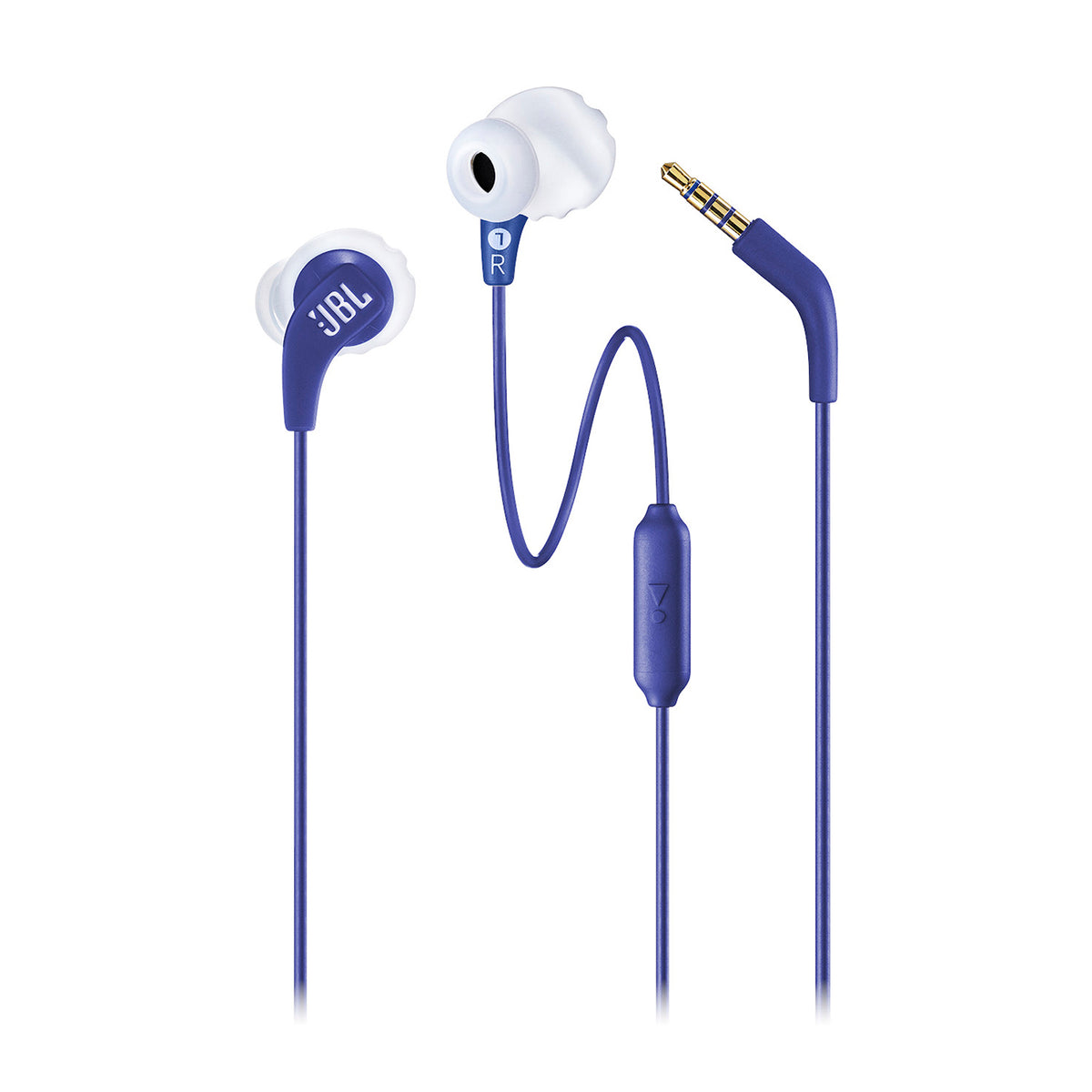Audífonos In Ear JBL Endurance Run, Splashproof IPX5, C/MIC, azul