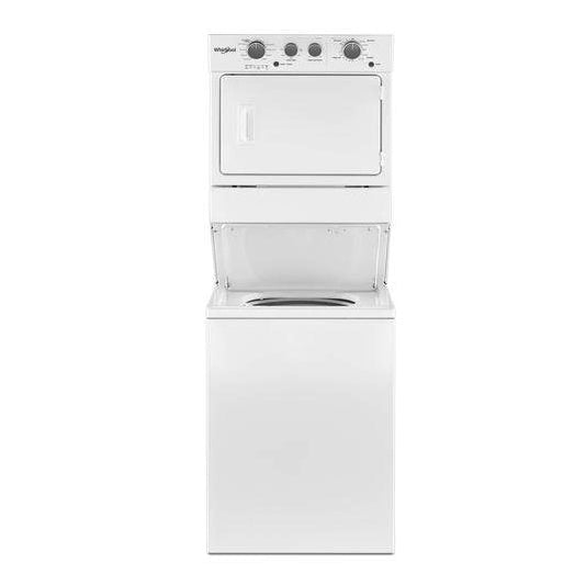 Centro de lavado a gas Whirlpool, 20Kg lavado, 10Kg secado, blanco