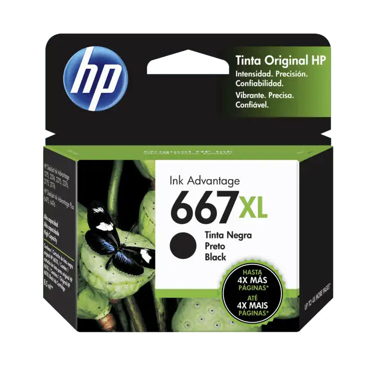 Tinta HP 667XL, negra - Multimax