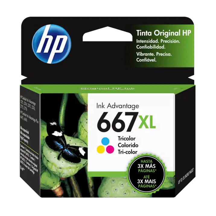 Tinta HP 667XL, tricolor - Multimax