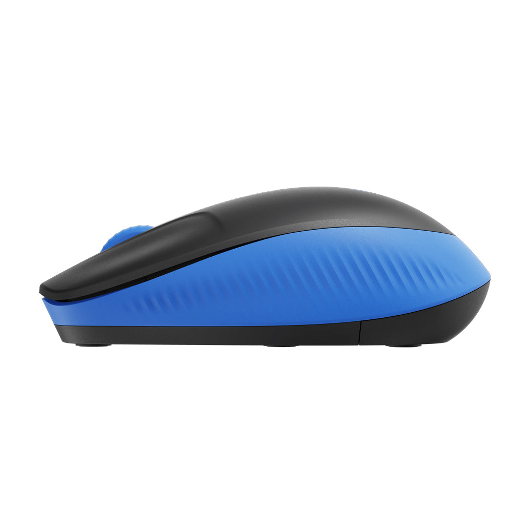 Mouse inalámbrico Logitech M190, hasta 18 meses de uso, plug and play, azul - Multimax