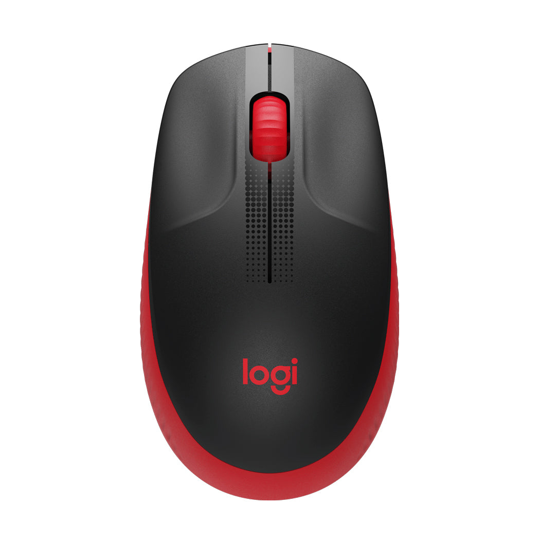 Mouse Logitech M190, hasta 18 meses de uso, plug and play, rojo - Multimax