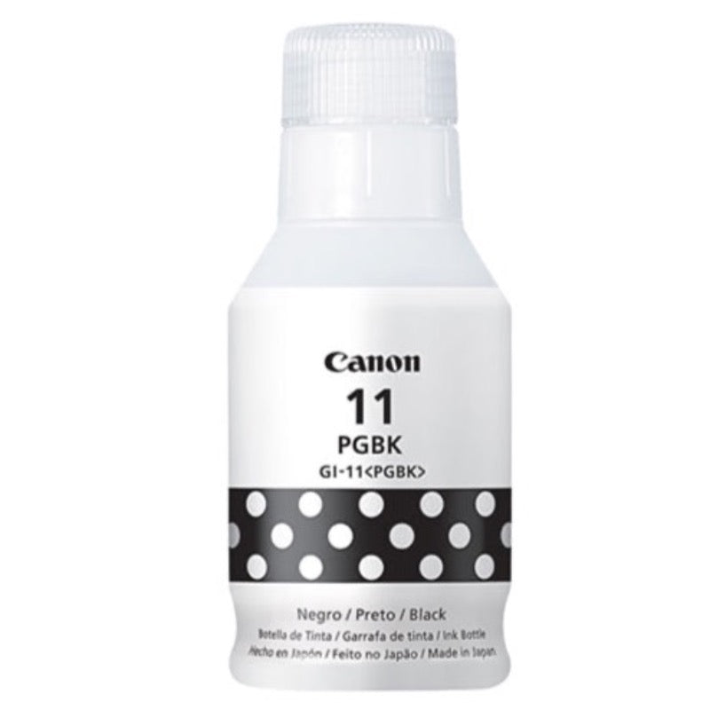 Tinta Canon negra GI-11 PGBK para impresoras Pixma G2160 y G3160 - Multimax