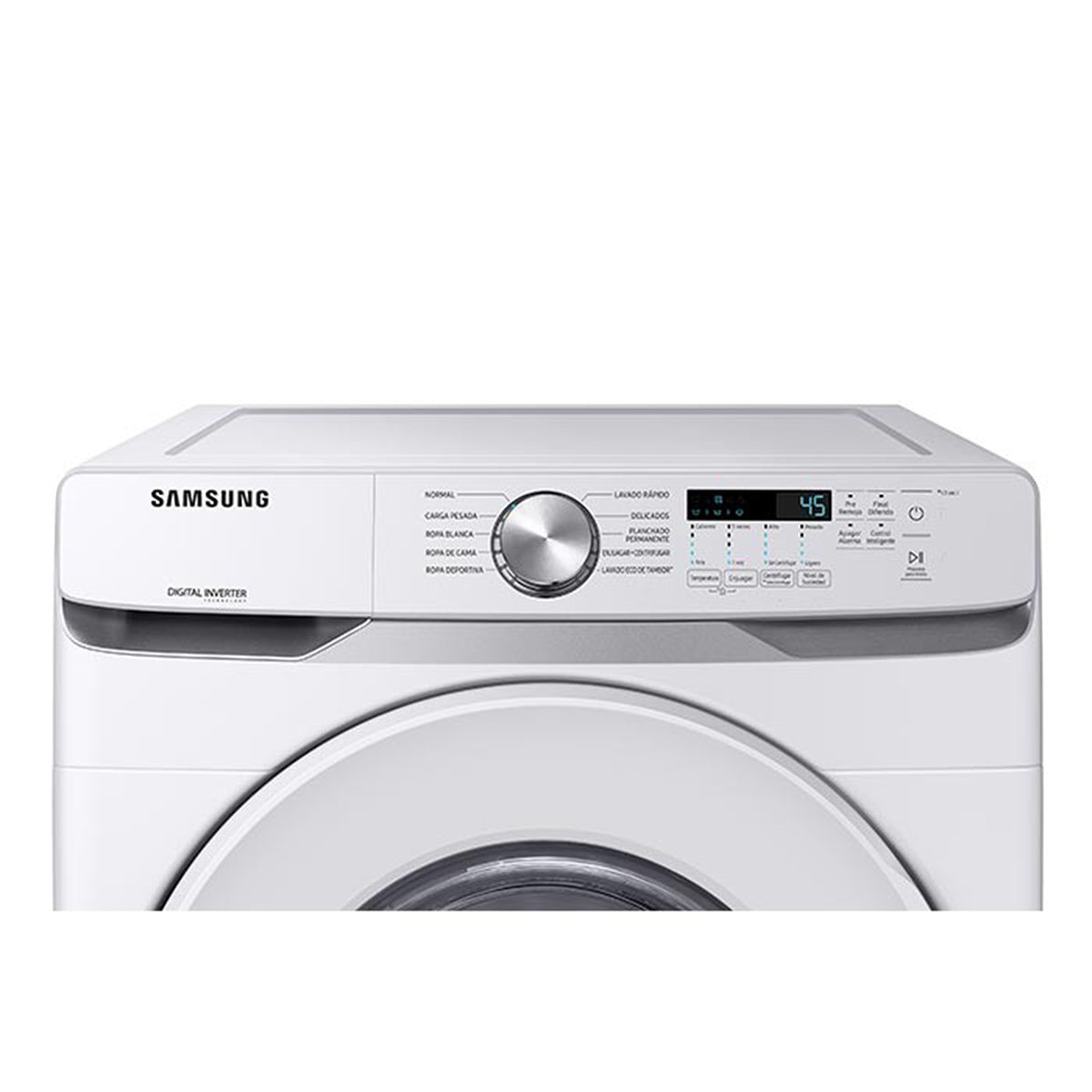 Lavadora de carga frontal Samsung WF20T6000AW, 20kg, blanco - Multimax