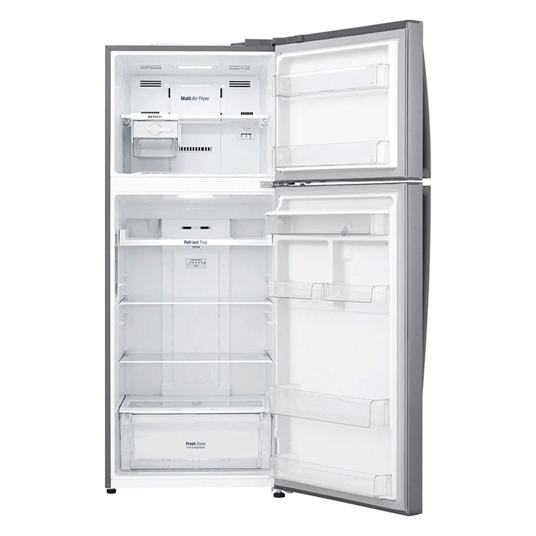 Refrigeradora LG GT47WGP, 17 pies cúbucos, dispensador, top mount, acero inoxidable - Multimax