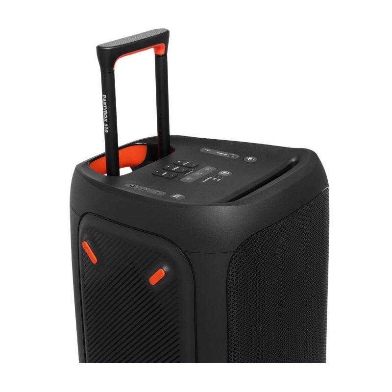 Bocina inalámbrica JBL Party Box 310, 240RMS, USB, luces, batería hasta 18 horas, bluetooth - Multimax