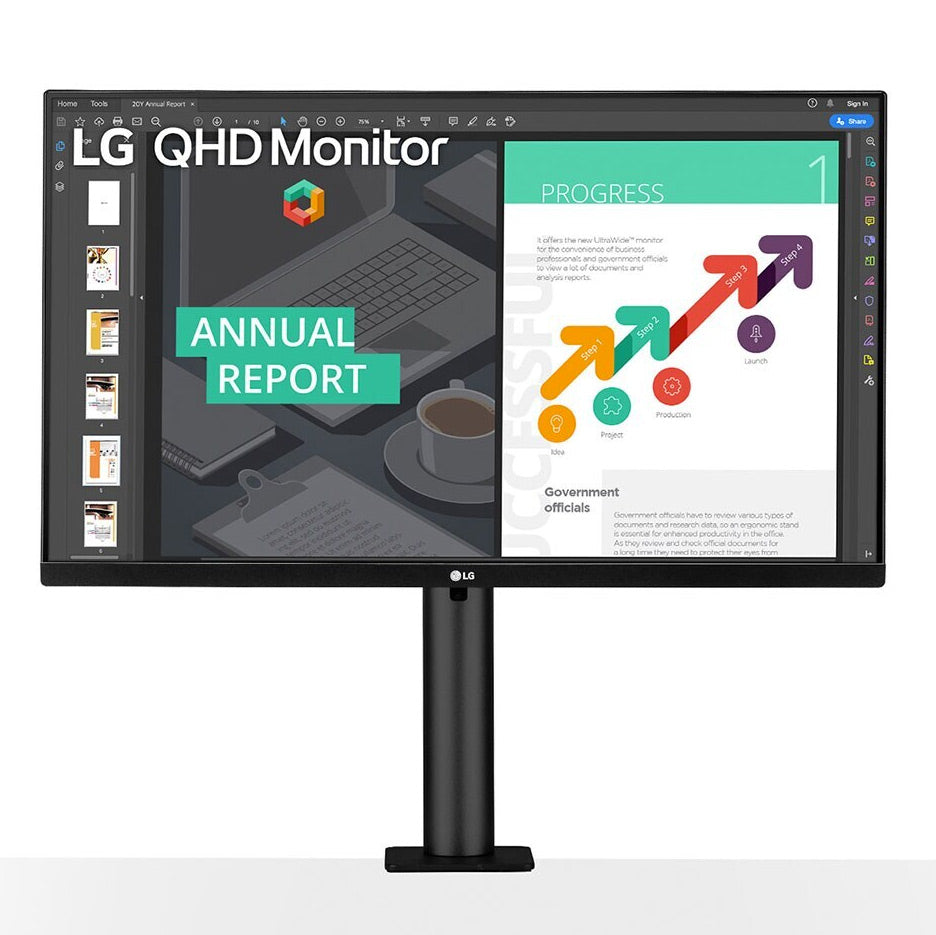 Monitor Quad HD de 27" LG 27QN880-B | 2560 x 1440 | IPS | HDMI | DisplayPort | USB-C - Multimax