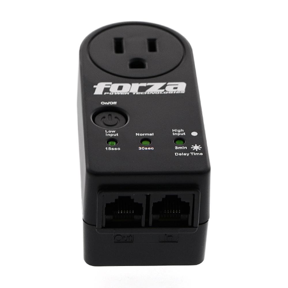 Protector de voltaje Forza FVP-1201N, 120V, 1800W, para equipos de Audio y Video - Multimax