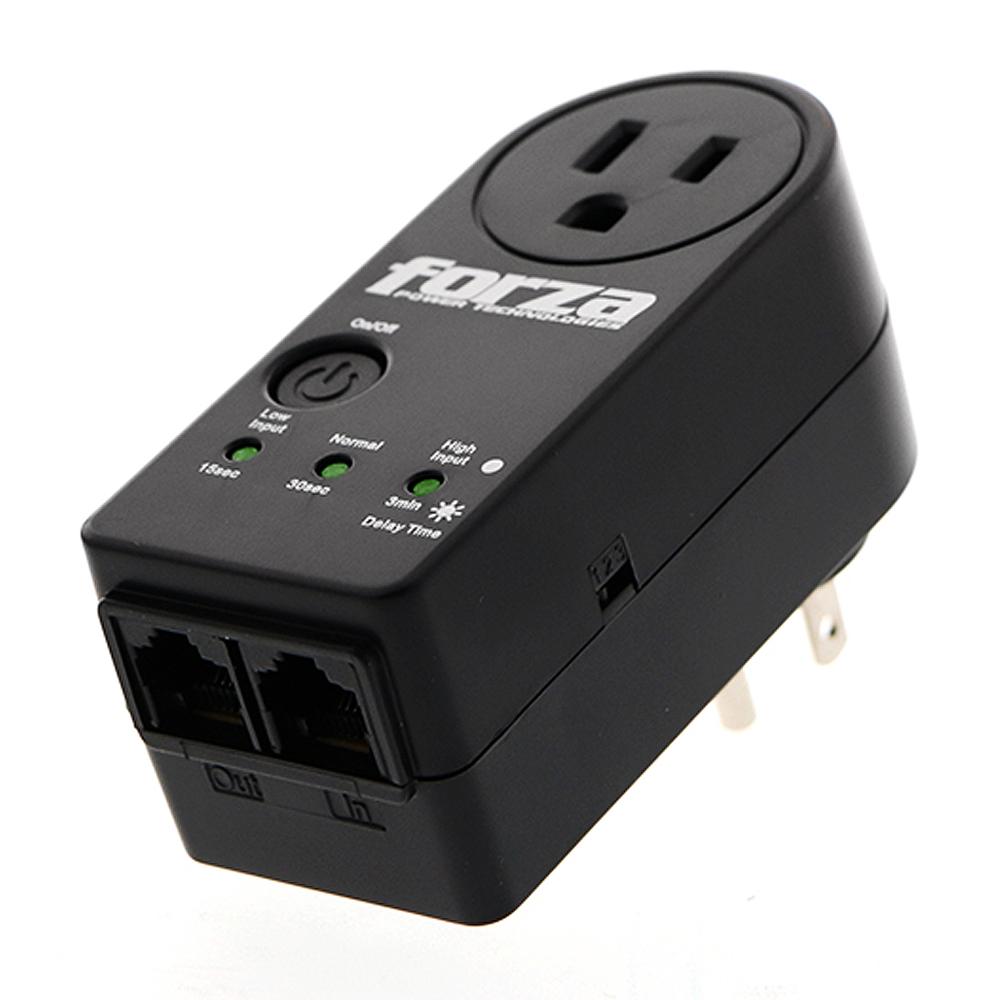 Protector de voltaje Forza FVP-1201N, 120V, 1800W, para equipos de Audio y Video - Multimax