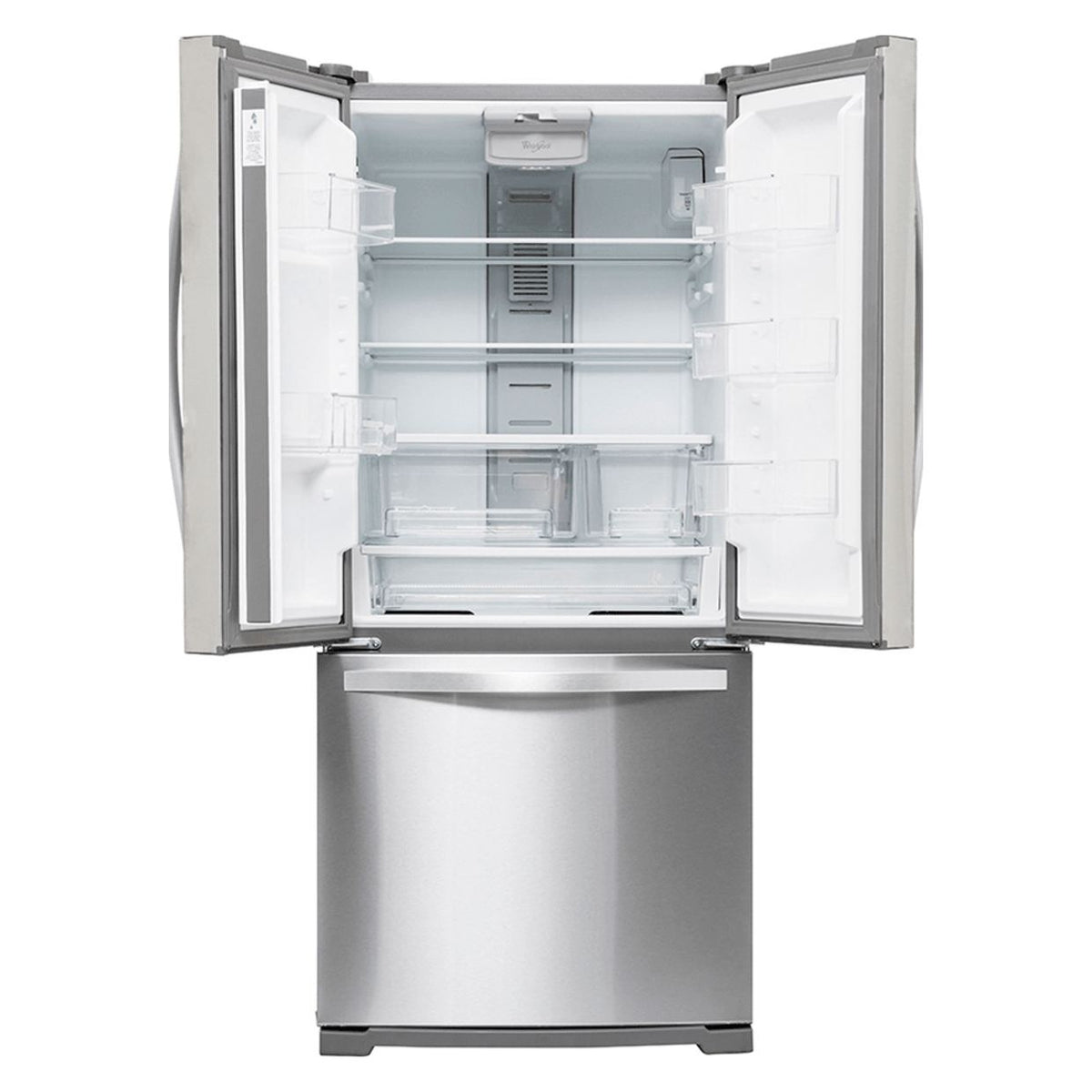 Refrigeradora Whirlpool MWRF220SEHM | 19 pies cúbicos | French Door | Dispensador | Acero Inoxidable - Multimax