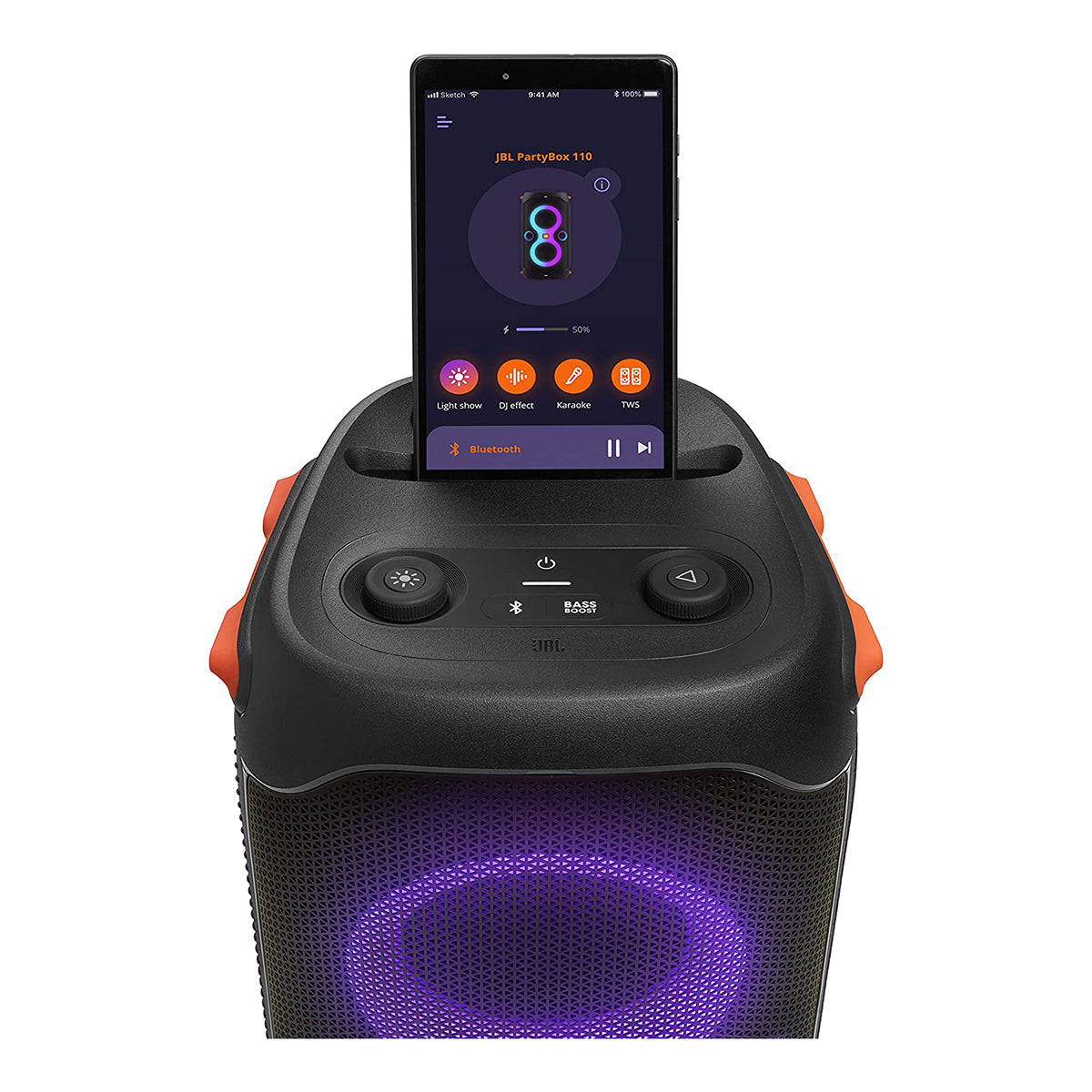 Bocina JBL PartyBox 110 | 160 watts | RMS | USB | Luces | Batería 12 horas | Bluetooth - Multimax